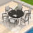  Stackable Outdoor Dining Chairs-966724904-966724911
