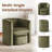 Kyah Upholstered Barrel Chair with Ottoman-95165976