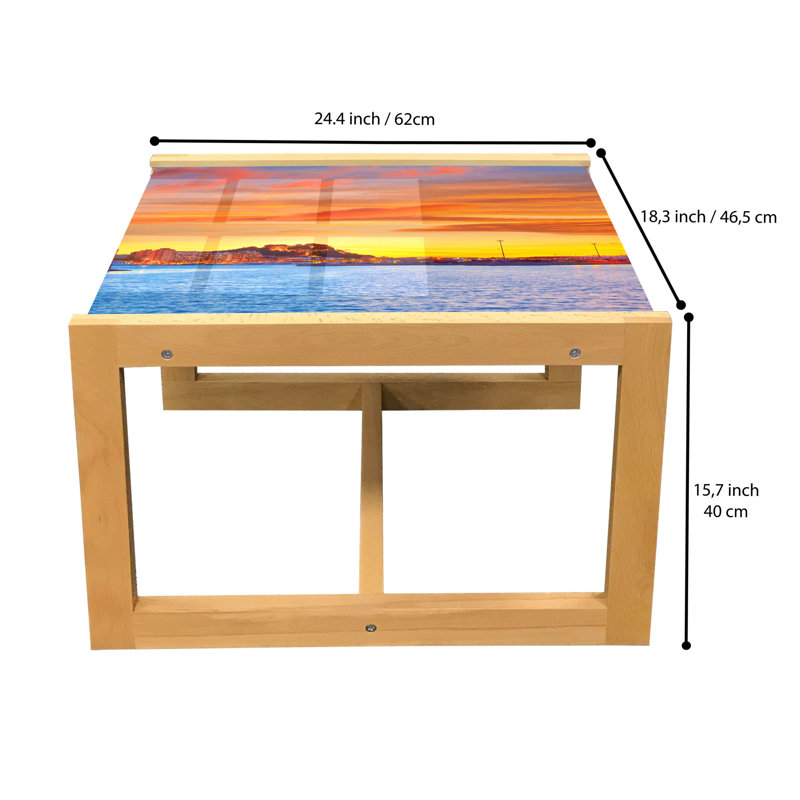 Ingetrud Sled Coffee Table, 62cm H x 46cm W x 40cm D