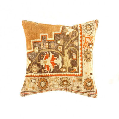 Wool Blend Throw Pillow