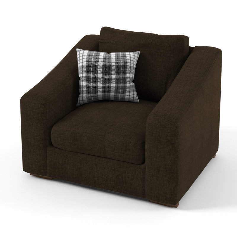 Northwest Hills Upholstered Armchair, Brown