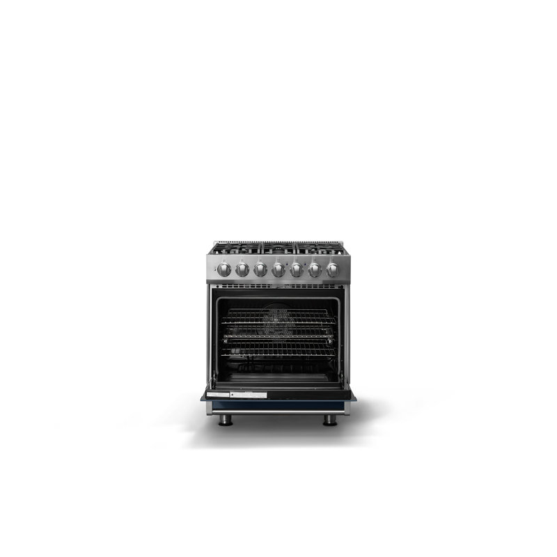 3 Series 30" Self-Cleaning Gas Range, Dual Fuel, Slate Blue, Natural Gas