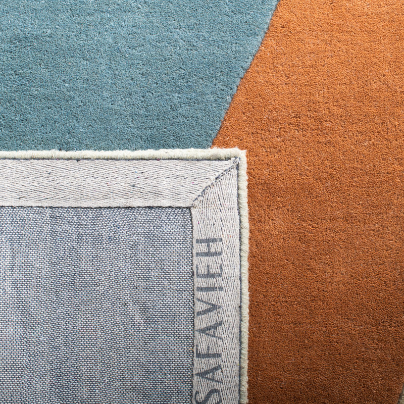 Abstract Wool Hand Tufted Area Rug, Rectangle 152 x 244 cm