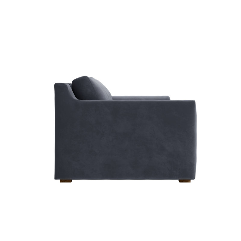Elevate Sofa 96", Ash Recycled Velvet