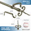 Tringle à rideaux simple Merrie Finial-420716171-420716209