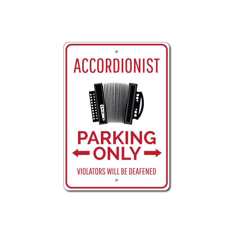 Plaque accordéoniste en aluminium, H 10 po x l 14 po x P 0,04 po