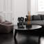 Élégant objet décoratif noir, 7,1 x 11,8 x 3,5 pouces | 100% polyester, pièce décorative durable et élégante | Parfait pour la décoration intérieure, l'esthétique moderne et pour rehausser l'ambiance de n'importe quelle pièce-1450776926