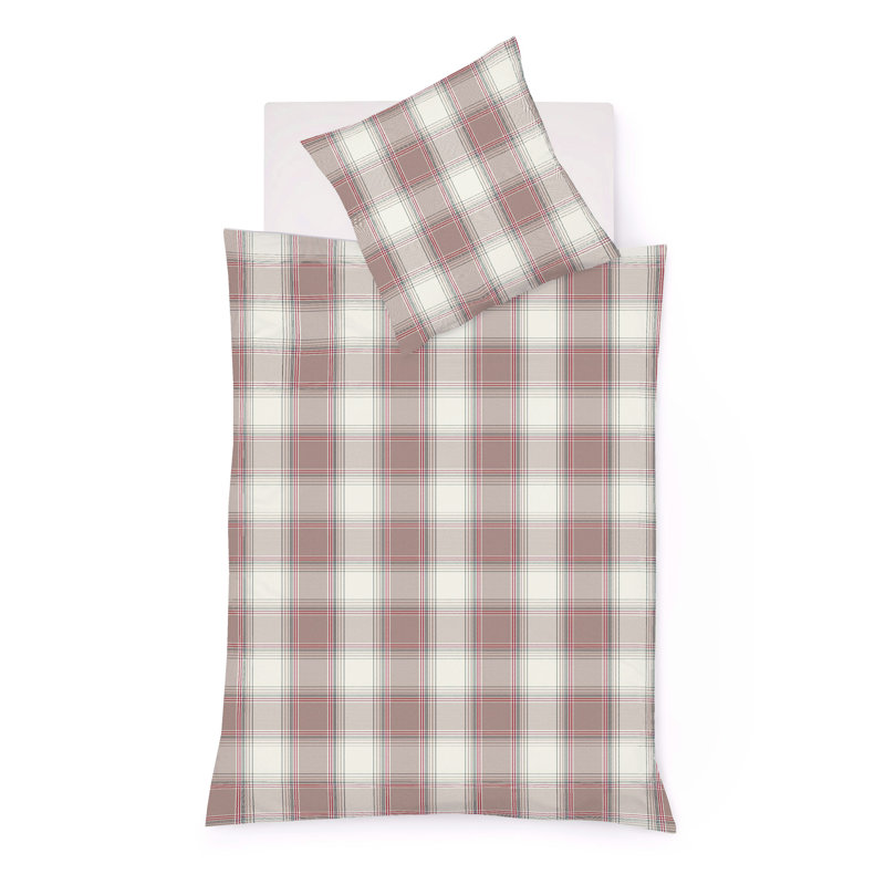 Flannel Duvet Cover Set, Dark Blue, Single