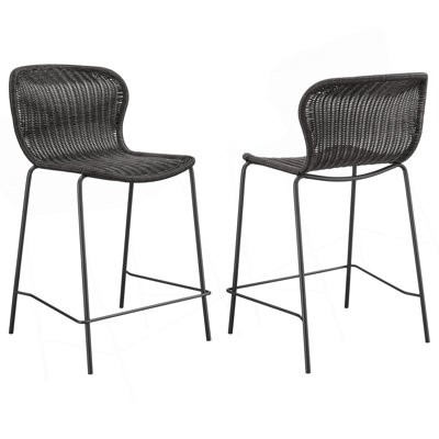 Ensemble de 2 chaises de comptoir Mckinley