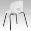 Chaise empilable en plastique de 770 lb Donette-24614957