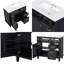 Modern Black 36" Bathroom Vanity with Ceramic Sink Top, Flip Drawers & Soft-Close Doors - Freestanding Storage Cabinet-1804940612