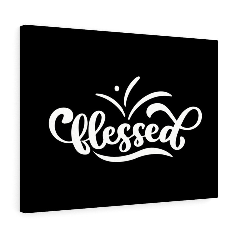 Blessed Splash Dot - Wrapped Canvas Print, 30cm H x 41cm W