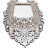 Andalusian Coquillage Flat Wall Mirror