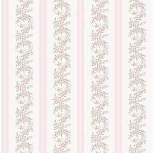 Marigold Wreath Floral 33' L x 20.5" W Wallpaper Roll