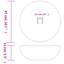 Marlow Home Co. Allorah 41mm L x 41mm W Ceramic Circular Sink