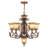 Aike 6 - Light Steel Dimmable Chandelier
