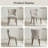 18.3'' Seat Height Modern Upholstered Wingback Dining Chair with Solid Wood Legs-193848381