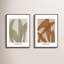Marine Flora 3 & 4. Set of 2 by Romina Gadler - Canvas Framed Wall Art-1752327604-1752327607