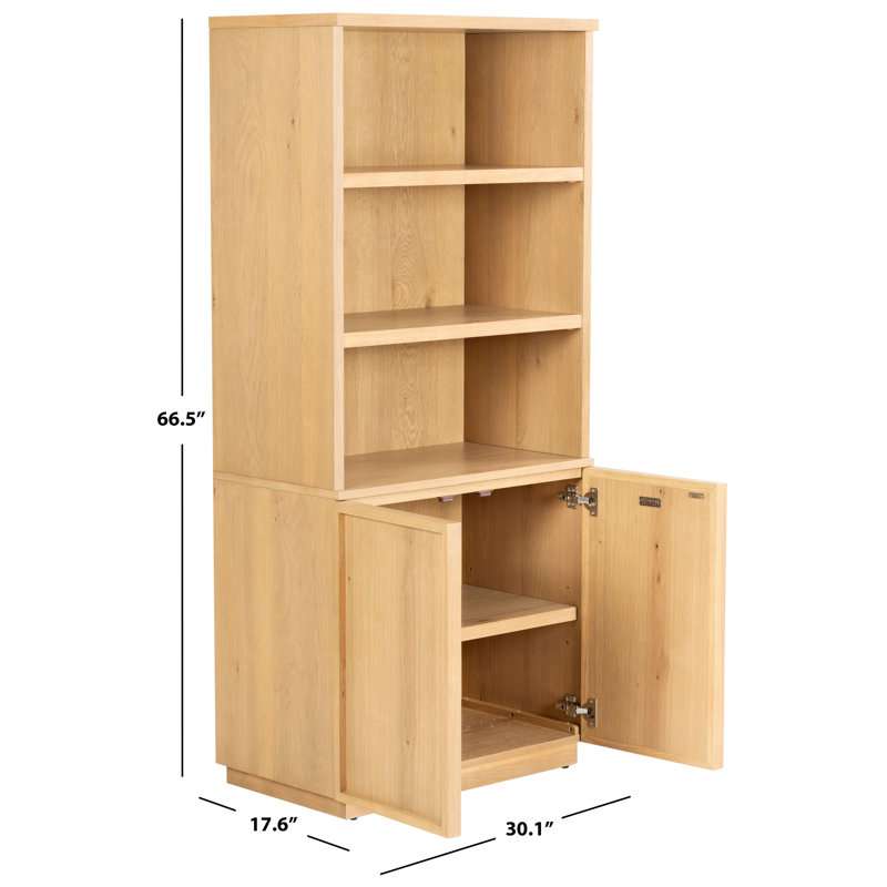 Hudson Storage Bookcase, Natural