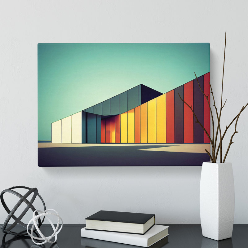 Modern Building Architecture Vol.1 - Wrapped Canvas, 35cm H x 50cm W x 3cm D