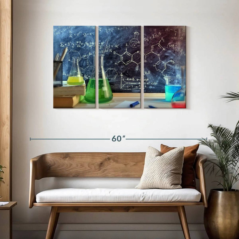Keiri Chemistry Lesson, 28" H x 45" W