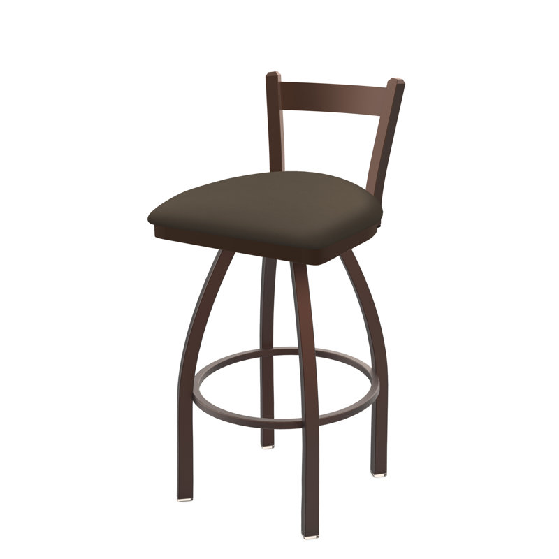 821 Catalina Low Back Swivel Bar Stool, Bronze, Canter Earth, Counter Stool (25" Seat Height)
