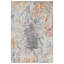 Tapis abstrait gris / orange Elkhorn-875745005