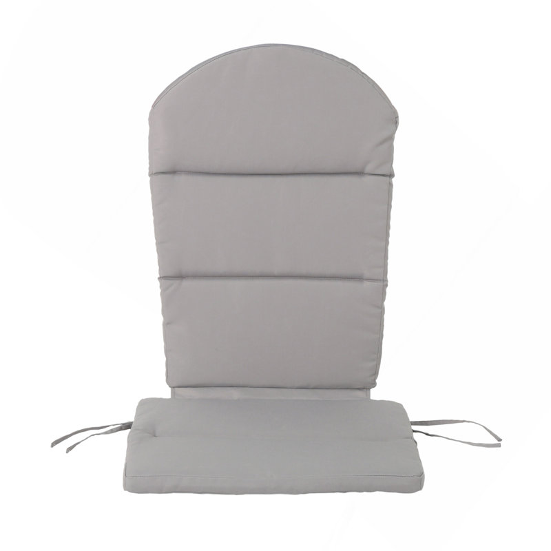 Coussin de remplacement pour chaise d'extérieur, gris