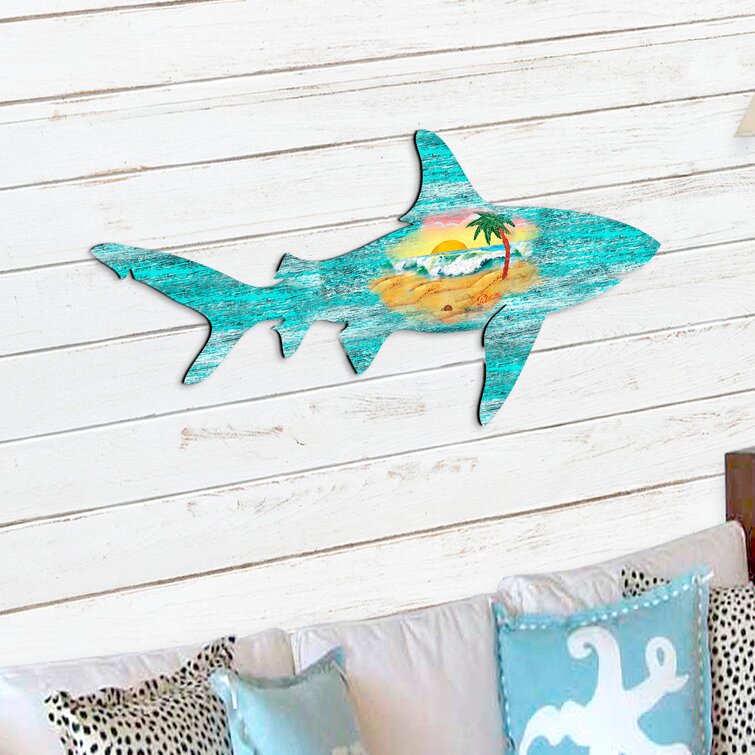 Tiburon Shark scenic Figurine The Holiday Aisle