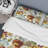 Multicolor Boho Flowers - Floral Duvet Cover Set - Microfiber Polyester-1969003306