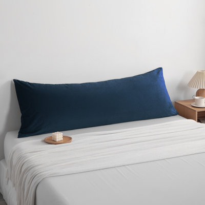 1 Pack Body Pillow Cover, Zippered Luxury Fuzzy Flannel Pillowcase, 20x54 Inches - NTBAY