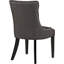Tissu capitonné capitonné moderne avec garniture cloutée, chaise d'appoint-1201228801-1188332782