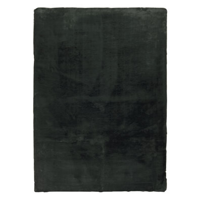 Tapis en fausse fourrure de lapin Jalissia