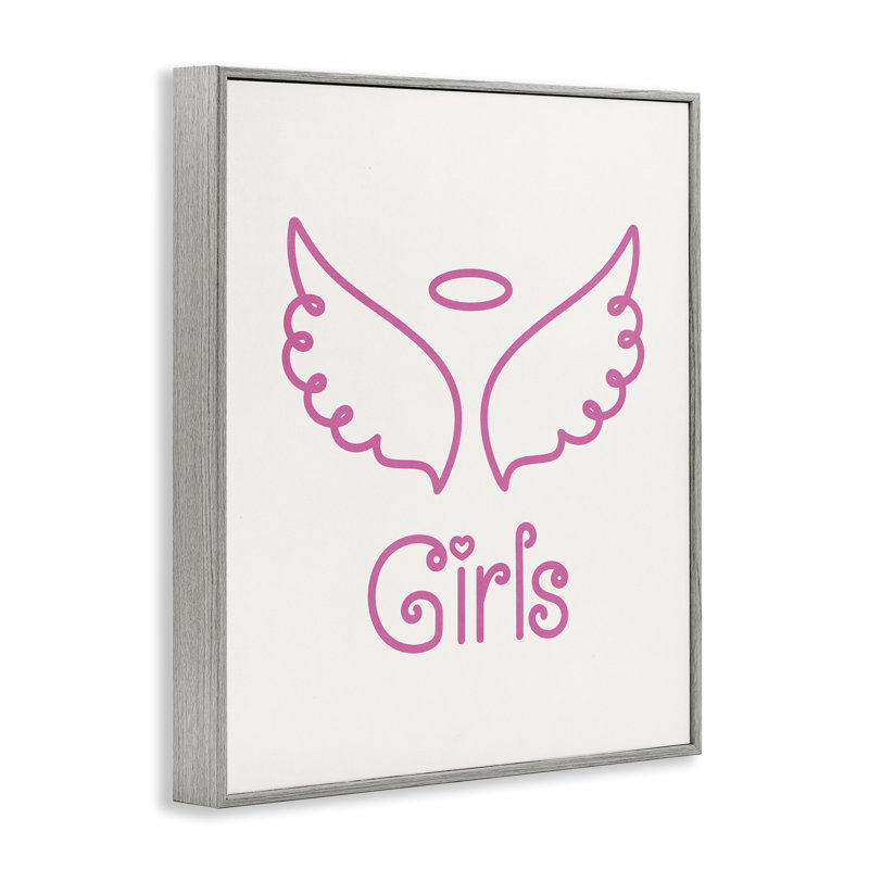 «Minimal Angel Girls», estampe numérique par Nataly White, H 30 po x l 24 po, Estampe numérique Farmhouse