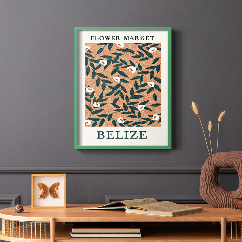 Matisse XIV Framed Print - Solid Wood, Green, 10" H x 8" W