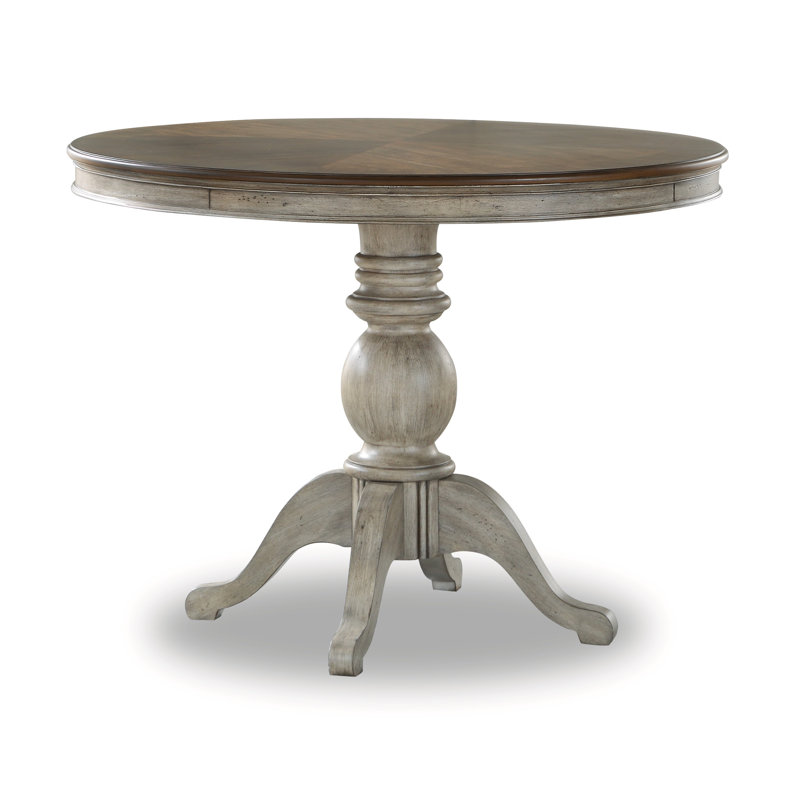 Cassius Acacia Round Solid Wood Dining Table