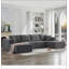 Canapé-lit modulaire double Cloud (sièges simples non inclus), canapé modulaire moderne à assise profonde pour le salon, aucun assemblage requis