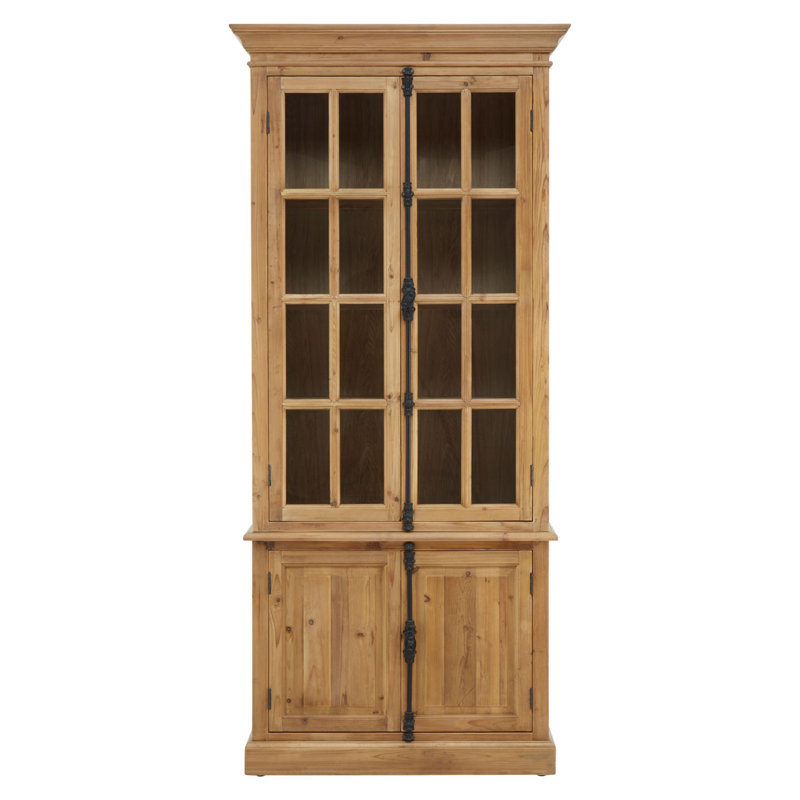 Eide 228cm H x 100cm W Solid Wood Standard Bookcase