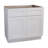 Design House Brookings Unassembled Shaker Base Kitchen Cabinet, White-1155642847