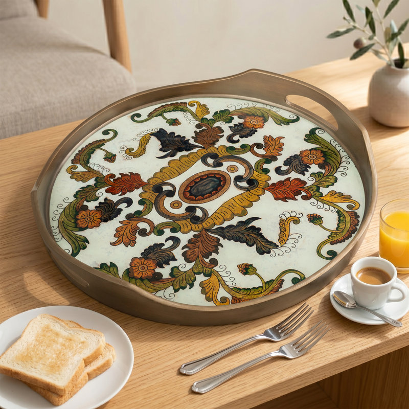 Glass Decorative Tray