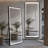 LED Mirror Full Length Mirror With Lights Wide Standing Tall Full Size Mirror For Bedroom Giant Full Body Mirror Large Floor Mirror With Lights Stand Up Dressing Big Lighted Mirror