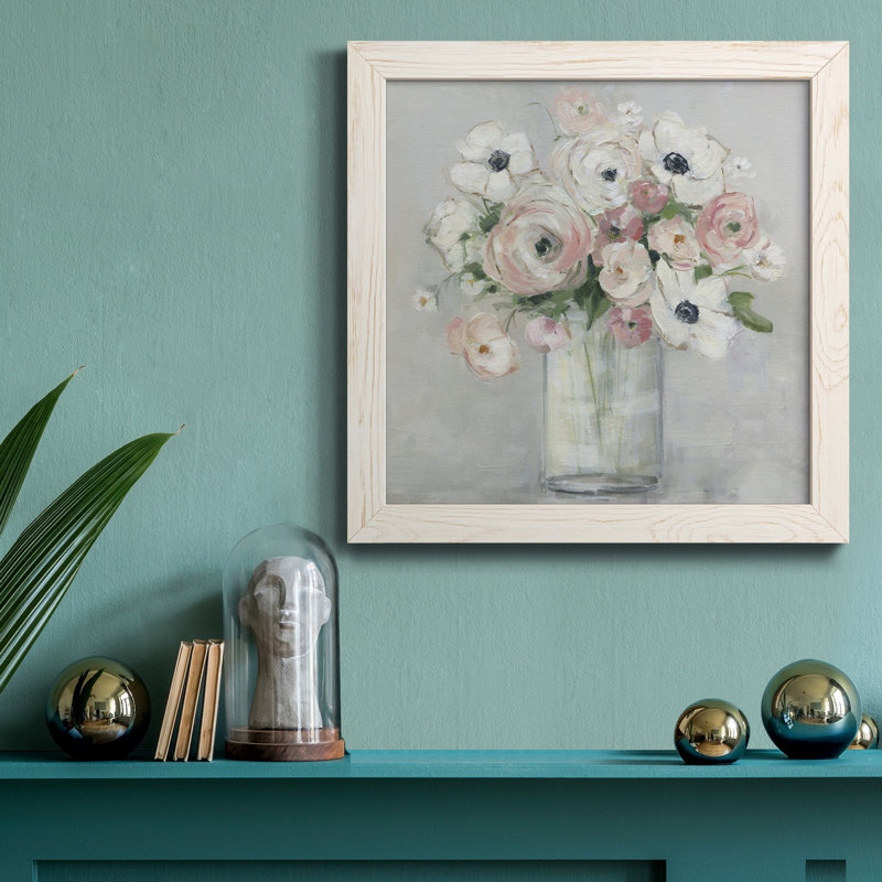 «Fall Giving Thanks» - Cadre photo, art textuel sur toile, Cadre blanc, H 17 po x l 17 po x P 1,5 po