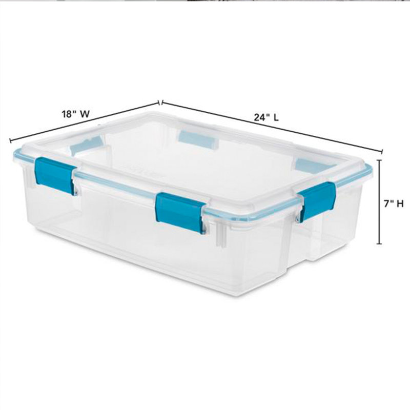 Sterilite Plastic Storage Bin Container