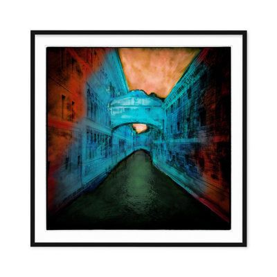 Bridge of Sighs - Picture Frame Graphic Art on Paper 