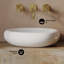 Lavabo vasque rond blanc brillant 16 po Nanterre