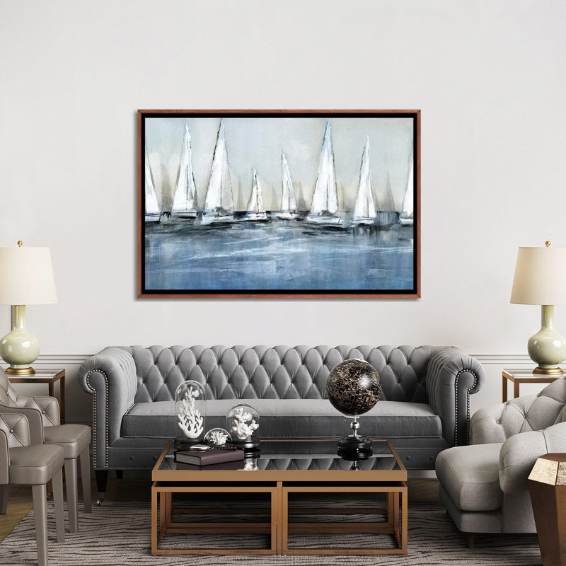 «Waiting for the Sun» par Susan Jill - reproduction d'art, H 40 po x l 60 po x 1,5 po, Pas de tapis