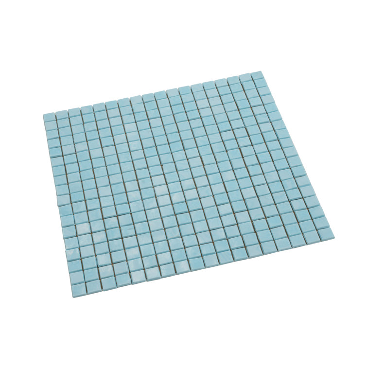 Skosh 0.6" x 0.6" Glass Grid Mosaic Wall & Floor Tile