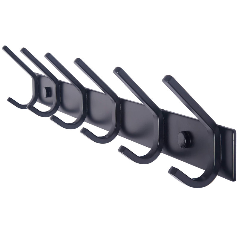 Coat Rack Wall Mounted,17-1/8 Inch Hooks