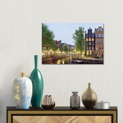 Cityscape II, Amsterdam, North Holland Province, Netherlands by Panoramic Images - Wrapped Canvas Gallery-Wrapped Canvas Giclée