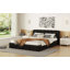 Grand lit plateforme tapissier-962110771